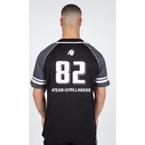 Gorilla Wear - 82 Baseball Jersey - Zwart - Polyester Mesh
