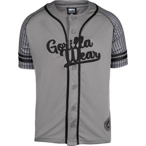 Gorilla Wear - 82 Baseball Jersey - Grijs - Polyester Mesh
