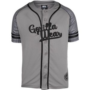 Gorilla Wear - 82 Baseball Jersey - Grijs - Polyester Mesh