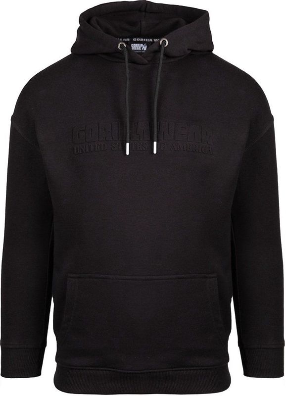 Gorilla Wear - Crowley Dames Oversized Hoodie - Zwart