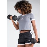 Gorilla Wear - New Orleans Cropped T-Shirt - Grijs