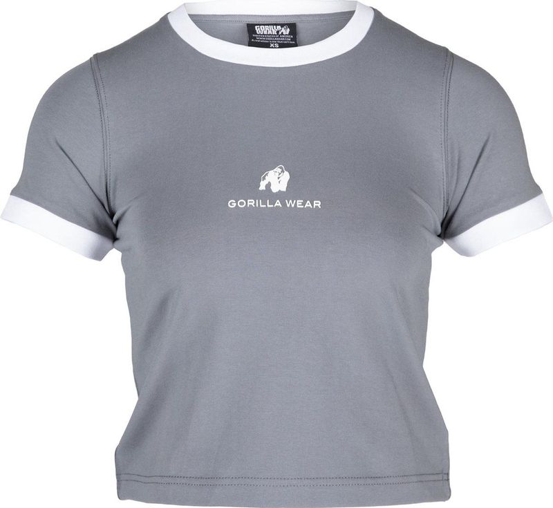 Gorilla Wear - New Orleans Cropped T-Shirt - Grijs