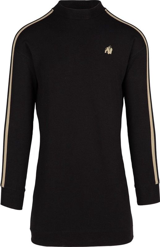 Gorilla Wear - Isabella Sweatshirt Jurk - Zwart - XS