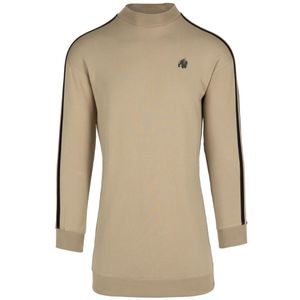 Gorilla Wear - Isabella Sweatshirt Jurk - Beige - XS