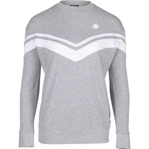 Gorilla Wear - Hailey Oversized Sweatshirt - Grijs Gemeleerd - Vesten