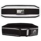 Gorilla Wear 4 Inch Dames Lifting Belt - Zwart/Wit - L