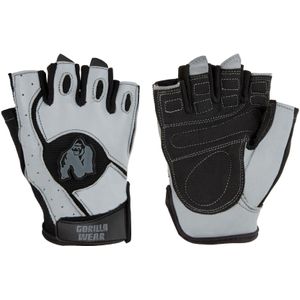 Gorilla Wear Mitchell Training Gloves - Fitness Handschoenen - Zwart/Grijs - 2XL