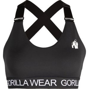 Gorilla Wear - Colby - Sportbeha - Zwart - Medium Ondersteuning