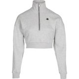 Gorilla Wear - Ocala Cropped Half-Zip Sweatshirt - Grijs