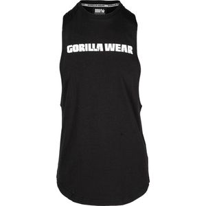 Gorilla Wear - Milo Drop Armhole Tank Top - Zwart - Katoen
