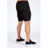 Gorilla Wear Milo Shorts - Zwart - Mix van Stoffen - Slim Fit