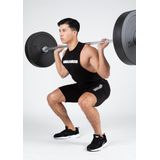 Gorilla Wear Milo Shorts - Zwart - Mix van Stoffen - Slim Fit