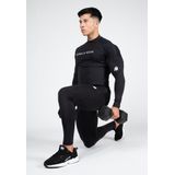 Winchester - Heren Tights - Zwart - Zweetafvoerend - Stretchy Stof - Achterzak voor Mobiele Telefoon