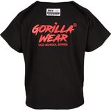 Gorilla Wear Augustine Old School Workout Top - Zwart Rood