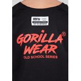 Gorilla Wear Augustine Old School Workout Top - Zwart Rood
