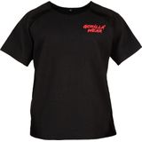 Gorilla Wear Augustine Old School Workout Top - Zwart Rood