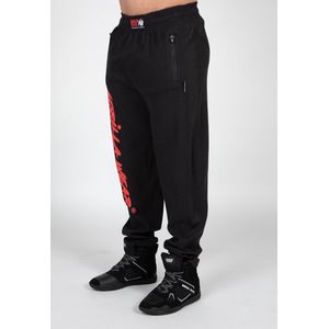 Gorilla Wear Augustine Old School Trainingsbroek - Zwart / Rood