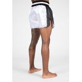 Gorilla Wear - Piru Muay Thai Shorts - Wit/Zwart