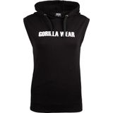 Gorilla Wear - Virginia Mouwloos Hoodie - Zwart