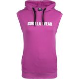 Gorilla Wear - Virginia Mouwloos Hoodie - Fuchsia
