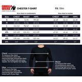 Gorilla Wear Chester T-Shirt - Rood Zwart