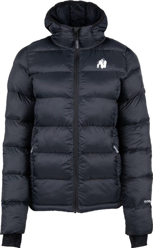 Gorilla Wear - Rachel Puffer Jas - Zwart - Gewatteerd - Slim Fit