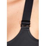 Gorilla Wear - Monroe - Sportbeha - Zwart - Polyester/Elastane