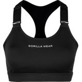 Gorilla Wear - Monroe - Sportbeha - Zwart - Polyester/Elastane