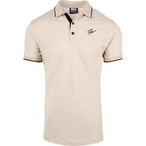 Gorila Wear - Delano Polo - Beige Zwart