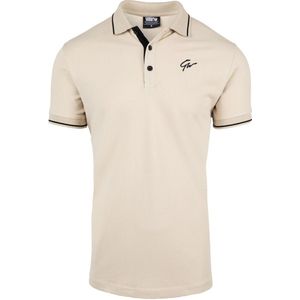 Gorila Wear - Delano Polo - Beige Zwart
