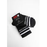 Gorilla Wear - Crew Socks - Zwart - Katoen Mix - 2-Pack