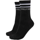 Gorilla Wear - Crew Socks - Zwart - Katoen Mix - 2-Pack