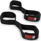 Gorilla Wear - Figure 8 Lifting Straps - Zwart - S/M