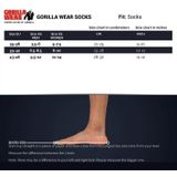 Gorilla Wear - Quarter Sokken - Zwart - 2-Pack - Hoogwaardige Stof