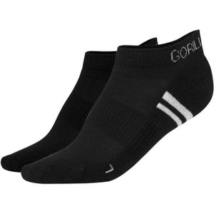 Gorilla Wear - Quarter Sokken - Zwart - 2-Pack - Hoogwaardige Stof