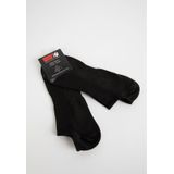Gorilla Wear - Enkelsokken 2-Pack - Zwart - Katoen Mix