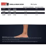 Gorilla Wear - Enkelsokken 2-Pack - Zwart - Katoen Mix