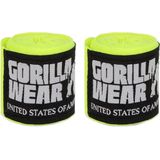 Gorilla Wear Boxing Hand Wraps - Boksbandages - Geel - 250 cm