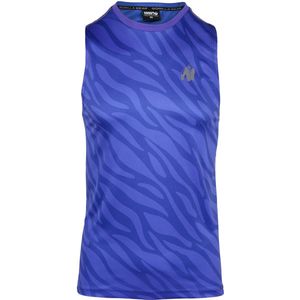 Gorilla Wear - Washington - Tanktop - Blauw - Regular Fit - Ademend Mesh