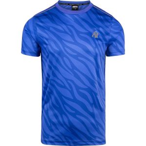 Gorilla Wear - Washington - T-shirt - Blauw - 100% Polyester