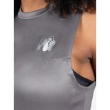 Gorilla Wear - Raleigh Tank Top - Grijs - Regular Fit - Lichtgewicht Polyester
