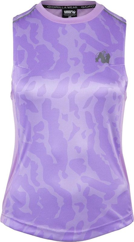 Gorilla Wear - Raleigh Tank Top - Lila - Lichtgewicht Polyester - Regular Fit