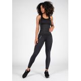 Gorilla Wear - Indianapolis Tank Top - Zwart - Polyester en Spandex - Slim Fit