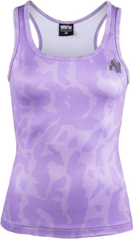 Gorilla Wear - Indianapolis - Tanktop - Grijs - Slim Fit - Reflecterende Logo's