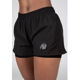 Gorilla Wear Portland 2-In-1 Shorts - Zwart
