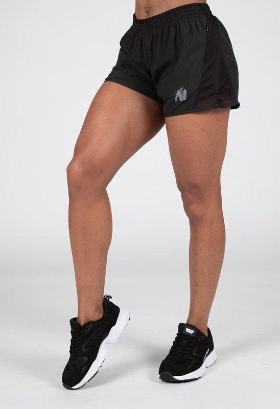 Gorilla Wear Portland 2-In-1 Shorts - Zwart