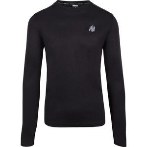 Gorilla Wear - Washington Long Sleeve - Zwart - Polyester - Regular Fit