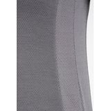 Gorilla Wear - Raleigh Long Sleeve Shirt - Grijs - Slim Fit - Reflecterende Details - Ademend Mesh - Lichtgewicht Polyester