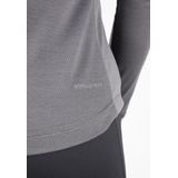 Gorilla Wear - Raleigh Long Sleeve Shirt - Grijs - Slim Fit - Reflecterende Details - Ademend Mesh - Lichtgewicht Polyester