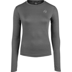 Gorilla Wear - Raleigh Long Sleeve - Sportshirt - Zwart - 100% Polyester